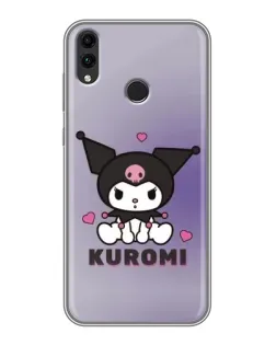 Чехол для Huawei Honor 8C с картинкой «Kuromi — фиолетовый арт»