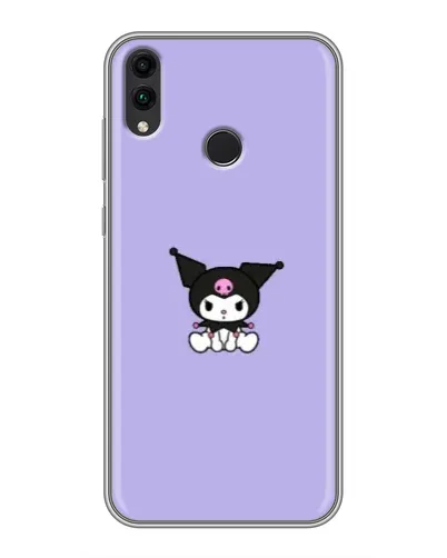 Чехол для Huawei Honor 8C с картинкой «Kuromi — фиолетовый минимализм» Чехол для Huawei Honor 8C с картинкой «Kuromi — фиолетовый минимализм»