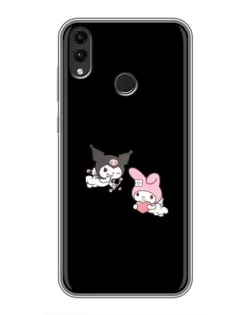 Чехол для Huawei Honor 8C с картинкой «My Melody и Kuromi»