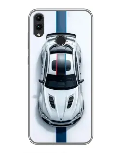 Чехол для Huawei Honor 8C с картинкой «Вид сверху — BMW M»