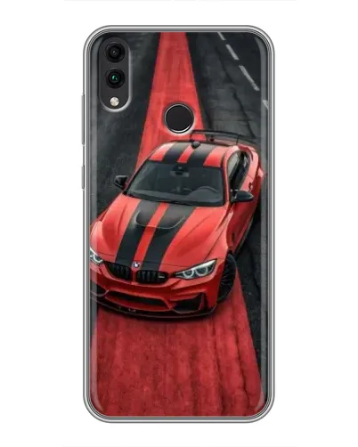 Чехол для Huawei Honor 8C с картинкой «BMW на красной дорожке»
