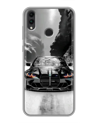 Чехол для Huawei Honor 8C с картинкой «BMW — акварельный дрифт» Чехол для Huawei Honor 8C с картинкой «BMW — акварельный дрифт»