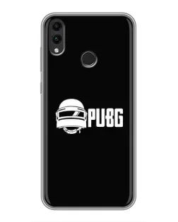 Чехол для Huawei Honor 8C с картинкой «PUBG — классический лого»