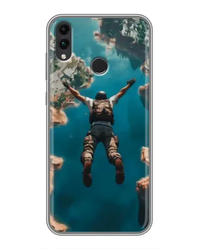 Чехол для Huawei Honor 8C с картинкой «PUBG — свободное падение» Чехол для Huawei Honor 8C с картинкой «PUBG — свободное падение»
