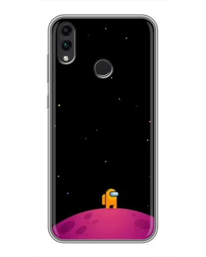 Чехол для Huawei Honor 8C с картинкой «Одинокий герой на планете»