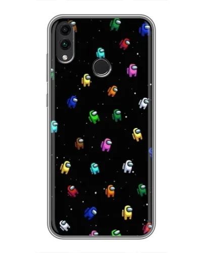 Чехол для Huawei Honor 8C с картинкой «Экипаж Among Us»