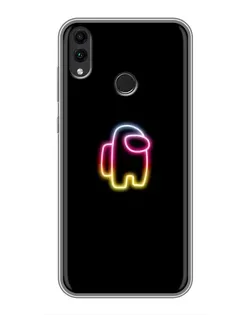 Чехол для Huawei Honor 8C с картинкой «Among Us градиент»