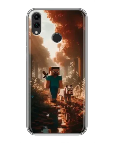 Чохол для Huawei Honor 8C з картинкою «Стів у лісі»