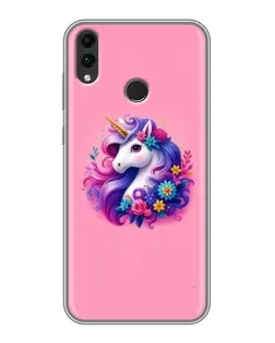 Чехол для Huawei Honor 8C с картинкой «Сказочный единорог»