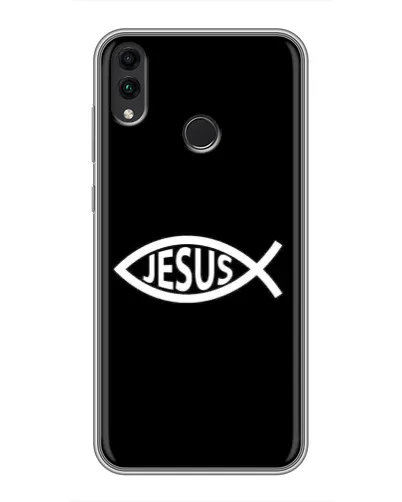 Чехол для Huawei Honor 8C с картинкой «Классический Jesus»