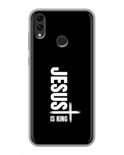 Чехол для Huawei Honor 8C с картинкой «Вертикаль веры Jesus»