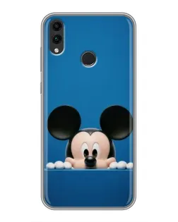 Чехол для Huawei Honor 8C с картинкой «Микки выглядывает»