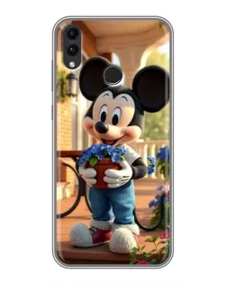 Чехол для Huawei Honor 8C с картинкой «Микки садовод»