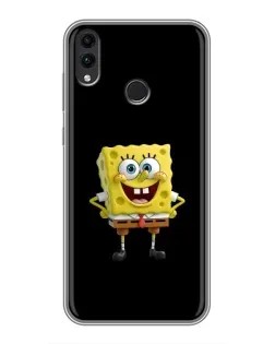 Чехол для Huawei Honor 8C с картинкой «Классический Губка Боб»