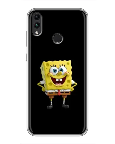 Чехол для Huawei Honor 8C с картинкой «Классический Губка Боб»