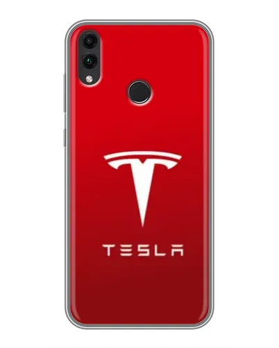 Чехол для Huawei Honor 8C с картинкой «Tesla Red Classic»