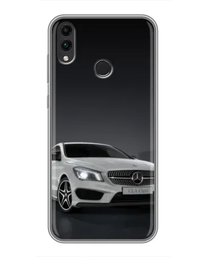 Чехол для Huawei Honor 8C с картинкой «Mercedes AMG GT Silver»