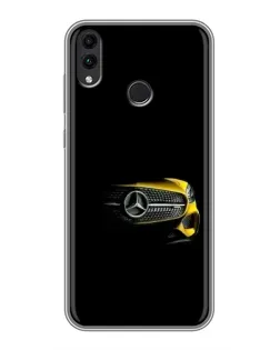 Чехол для Huawei Honor 8C с картинкой «Mercedes — ретро стиль»