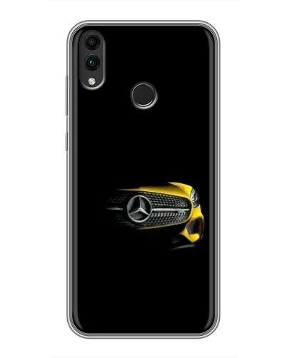 Чехол для Huawei Honor 8C с картинкой «Mercedes — ретро стиль»