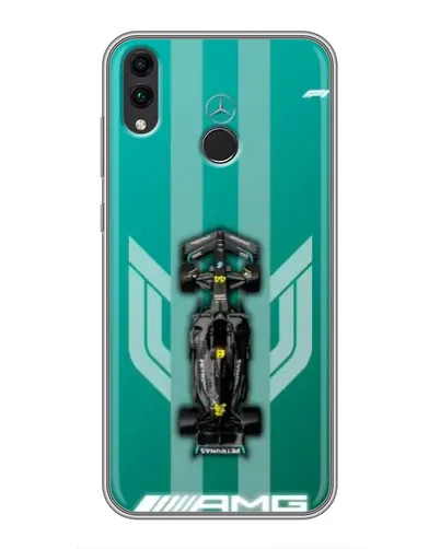 Чехол для Huawei Honor 8C с картинкой «Mercedes AMG Petronas»