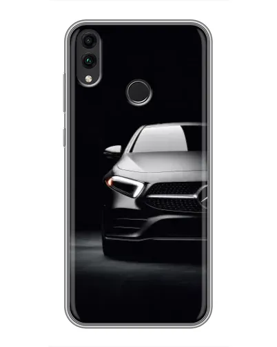 Чехол для Huawei Honor 8C с картинкой «Свет фар Mercedes»