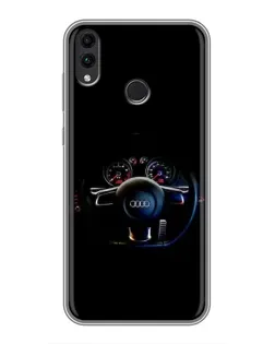 Чохол для Huawei Honor 8C з картинкою «Салон Audi — кермо» Чохол для Huawei Honor 8C з картинкою «Салон Audi — кермо»