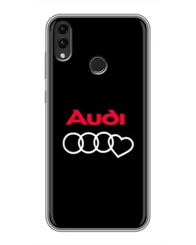 Чохол для Huawei Honor 8C з картинкою «Логотип Audi Heart»
