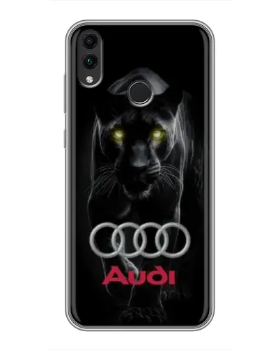 Чохол для Huawei Honor 8C з картинкою «Пантера та Audi»