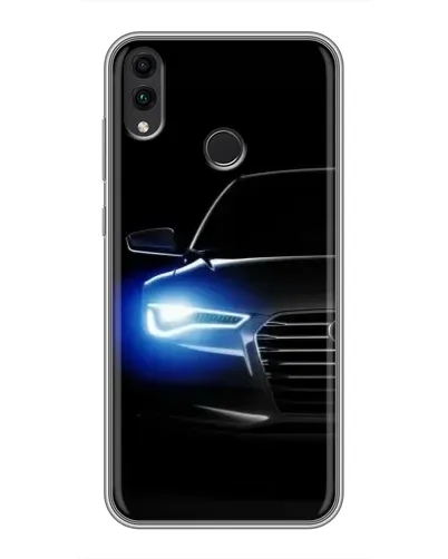Чохол для Huawei Honor 8C з картинкою «Неоновий погляд Audi»