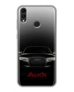 Чохол для Huawei Honor 8C з картинкою «Audi — градієнтний контур»