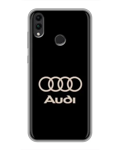 Чохол для Huawei Honor 8C з картинкою «Audi — золотий логотип»