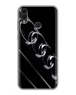 Чохол для Huawei Honor 8C з картинкою «Audi — абстрактні кільця»
