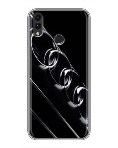Чохол для Huawei Honor 8C з картинкою «Audi — абстрактні кільця»