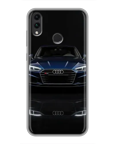 Чохол для Huawei Honor 8C з картинкою «Audi — нічне відображення»