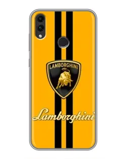Чохол для Huawei Honor 8C з картинкою «Lamborghini Stripe жовтий» Чохол для Huawei Honor 8C з картинкою «Lamborghini Stripe жовтий»
