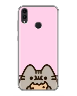Чохол для Huawei Honor 8C з картинкою «Pusheen та печиво» Чохол для Huawei Honor 8C з картинкою «Pusheen та печиво»