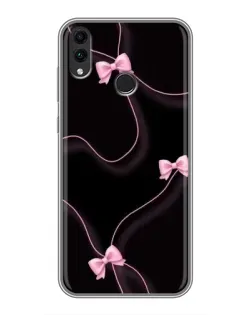 Чохол для Huawei Honor 8C з картинкою «Рожеві стрічки»