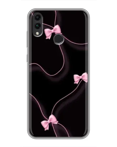 Чохол для Huawei Honor 8C з картинкою «Рожеві стрічки»