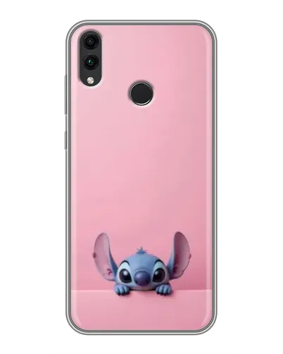Чехол для Huawei Honor 8C с картинкой «Stitch выглядывает»
