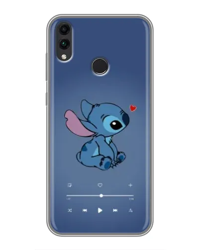 Чехол для Huawei Honor 8C с картинкой «Музыкальный Stitch»