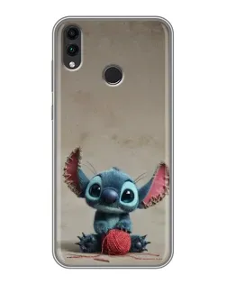 Чехол для Huawei Honor 8C с картинкой «Стич на коричневом фоне» Чехол для Huawei Honor 8C с картинкой «Стич на коричневом фоне»