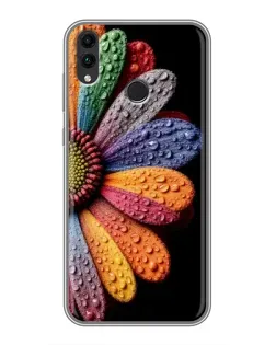 Чохол для Huawei Honor 8C з картинкою «Райдужна квітка»