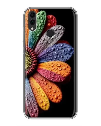 Чохол для Huawei Honor 8C з картинкою «Райдужна квітка»
