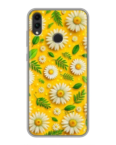 Чохол для Huawei Honor 8C з картинкою «Ромашкове сонце»