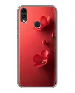 Чохол для Huawei Honor 8C з картинкою «Макові суцвіття»
