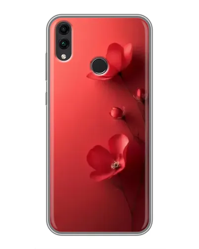 Чохол для Huawei Honor 8C з картинкою «Макові суцвіття»