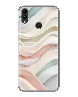 Чохол для Huawei Honor 8C з картинкою «Пастельні ніжні хвилі»