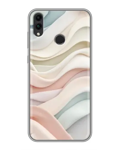 Чохол для Huawei Honor 8C з картинкою «Пастельні ніжні хвилі»