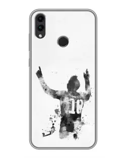 Чохол для Huawei Honor 8C з картинкою «Чорно-білий силует Мессі» Чохол для Huawei Honor 8C з картинкою «Чорно-білий силует Мессі»