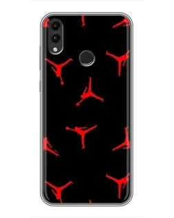 Чохол для Huawei Honor 8X Max з картинкою «Jordan Red Pattern» Чохол для Huawei Honor 8X Max з картинкою «Jordan Red Pattern»